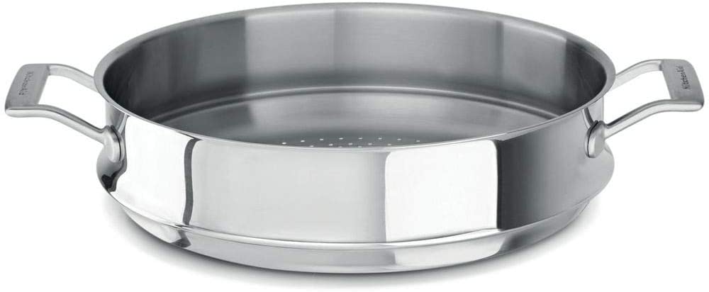 KitchenAid KC2T13SIST Wok Steamer, 33 cm, Silver