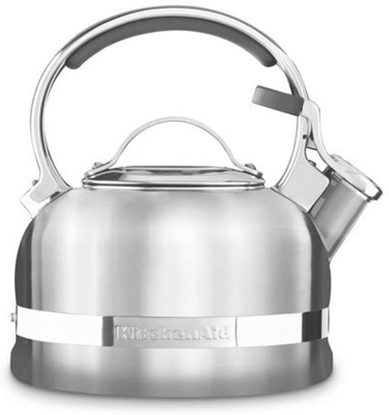 KitchenAid Ktst 20SBST Stainless Steel Whistling Kettle - 18.5 x 18.5 x 17 cm silver