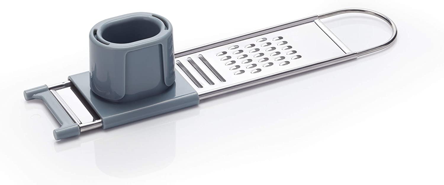 KitchenCraft KCMINIMAND Mini Stainless Steel Vegetable Slicer with Finger Guard