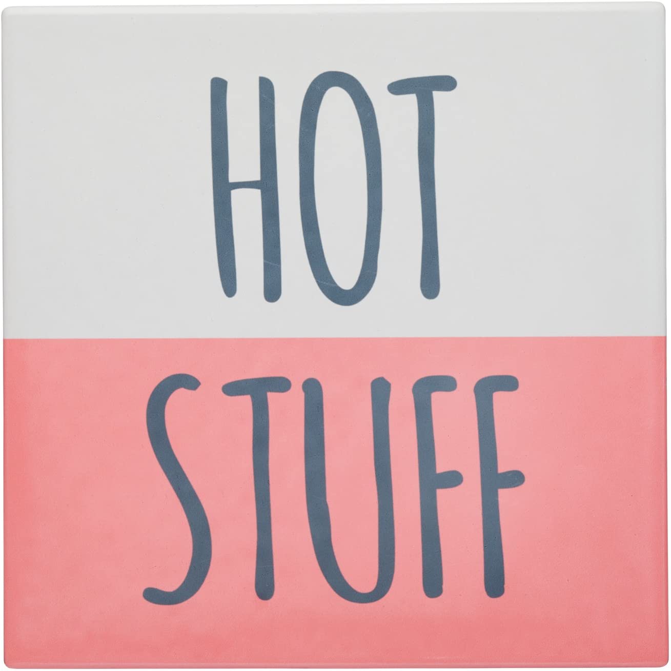 KitchenCraft KCTRIVHSTUFF Trivet, Red/White