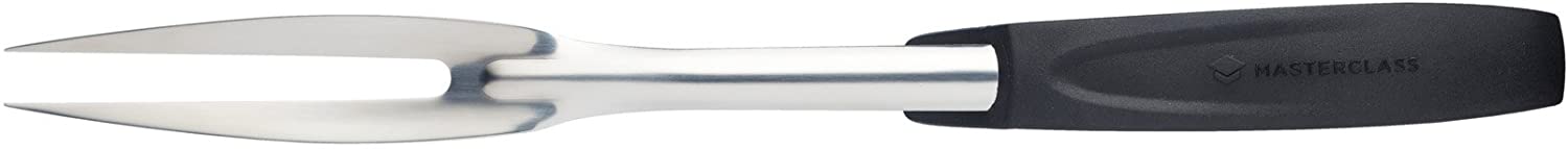 KitchenCraft mccarvforkblk Carving Fork, Black