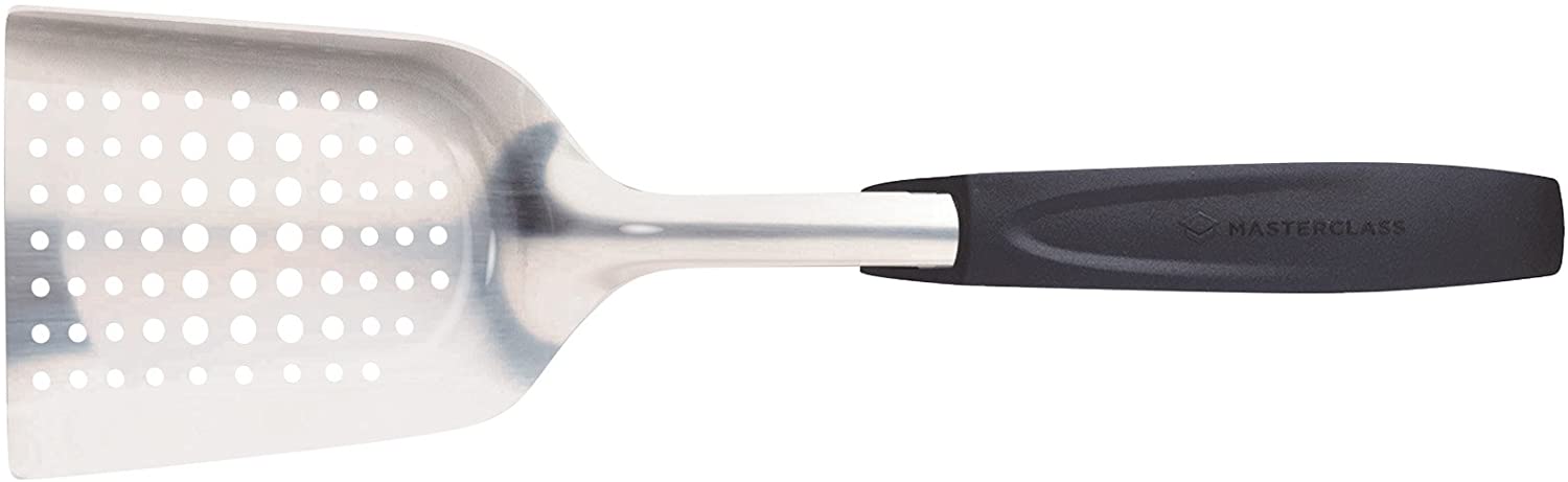 KitchenCraft mcchipscpblk Chip Scoop, Black