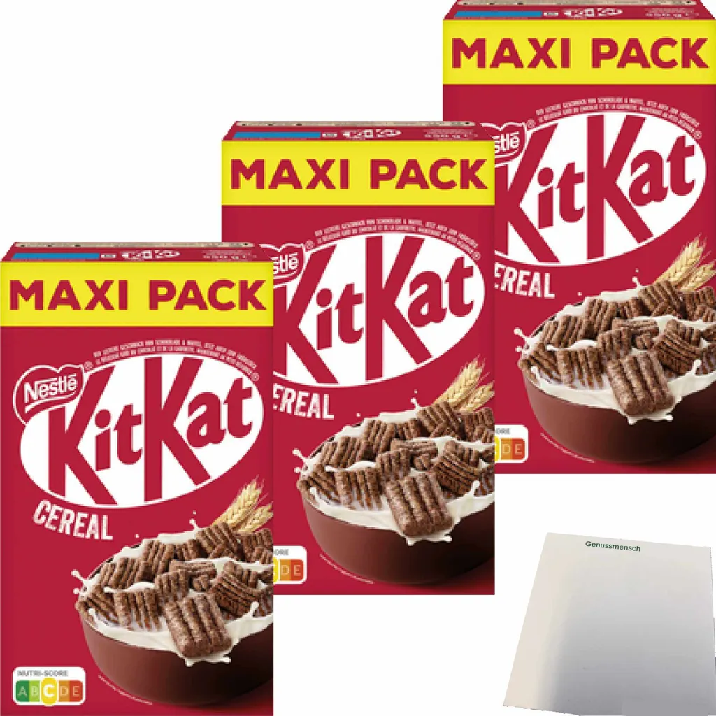KitKat Cereal Maxi Pack 3 pack (3x550g pack) + usy block