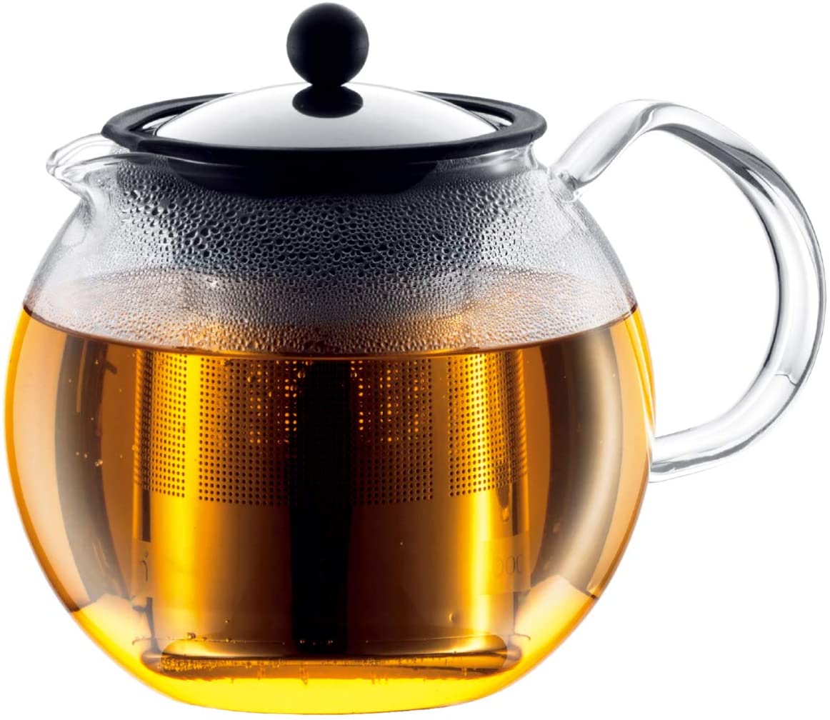 Bodum Assam Tea Maker (French Press System, Permanent Stainless Steel Filter)