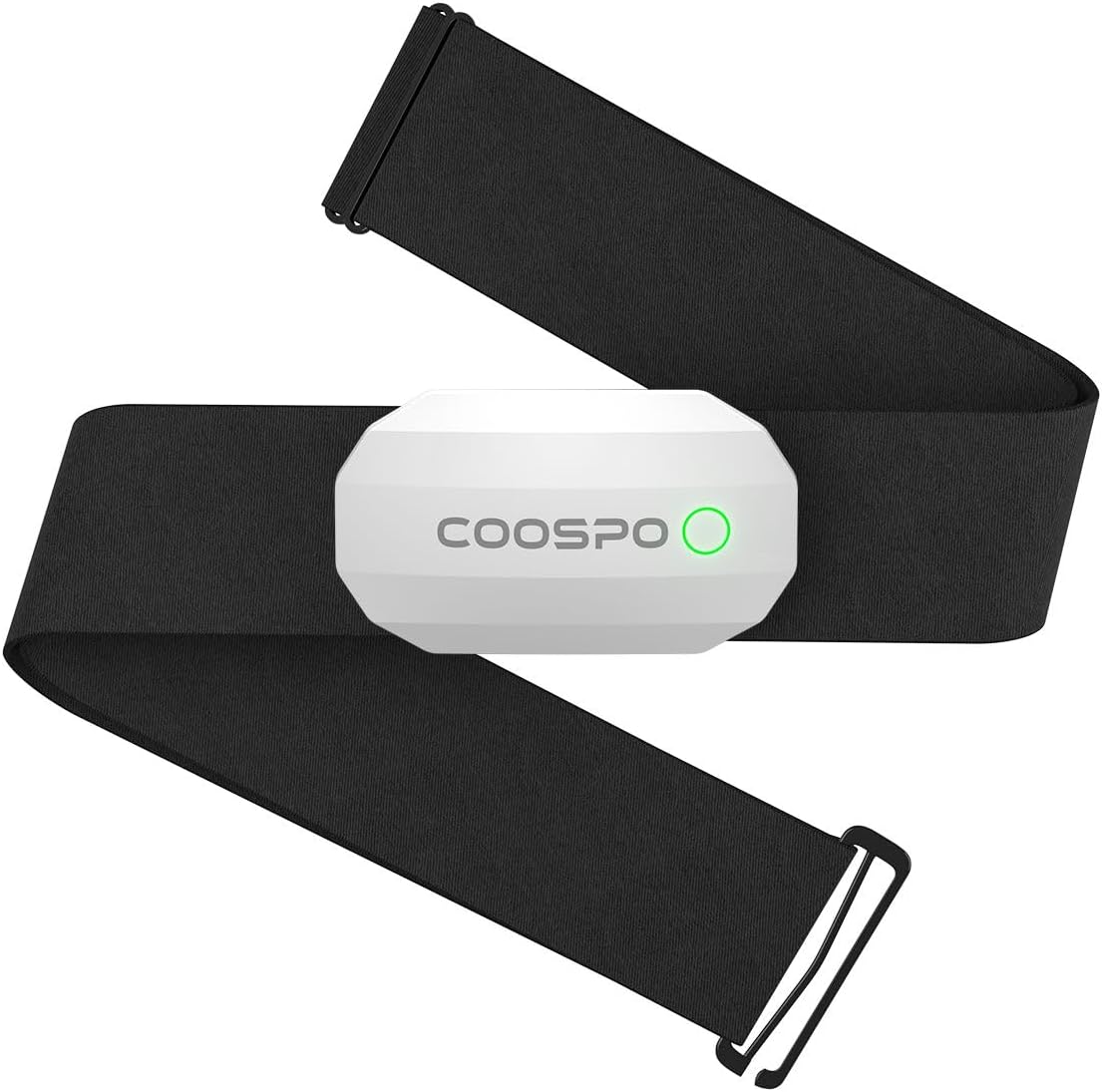 CooSpo Store COOSPO H808S Chest Strap Heart Rate Monitor ANT+/Bluetooth Heart Rate Monitor Sensor, HRM Premium Heart Rate Strap HRM Measurement IP67 Waterproof, Compatible with Polar, Wahoo, Garmin, Zwift, Strava