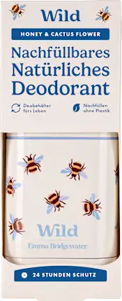 Wild Deodorant stick Honey & Cactus Flower + refill pack, 40 g
