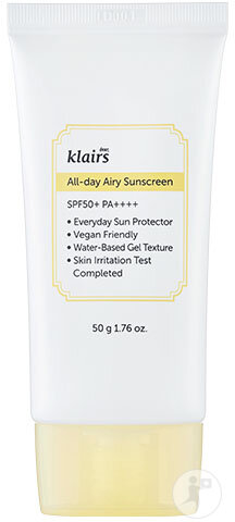 Klairs All-Day Airy Sunscreen SPF50+ Tube 50ml