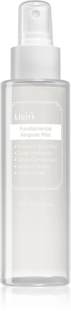 Klairs Fundamental Ampule Mist Antioxidant Face Mist facial spray for more moisture