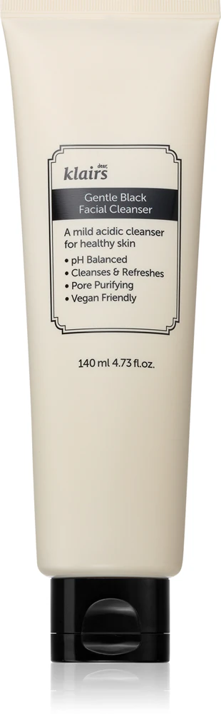 Klairs Gentle Black Facial Cleanser gentle cleansing gel for sensitive skin