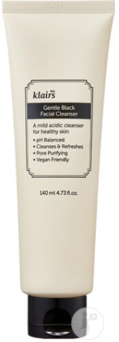 Klairs Gentle Black Facial Cleanser Tube 140ml