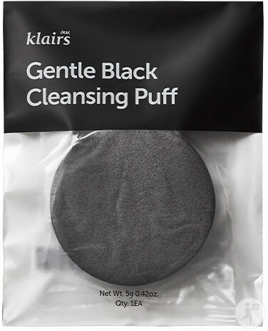 Klairs Gentle Black cleaning sponge 1 piece