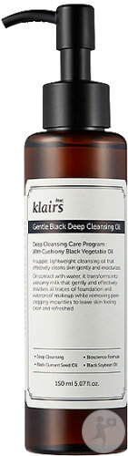 Klairs Gentle Black Deep Cleansing Oil Pump Bottle 150ml