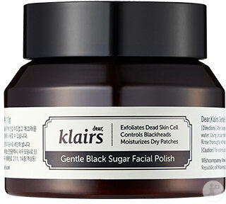 Klairs Gentle Black Sugar Facial Scrub Jar 110g