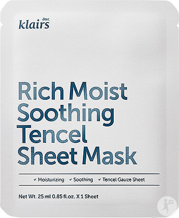 Klairs Rich Moist Soothing Tencel Sheet Mask 25ml