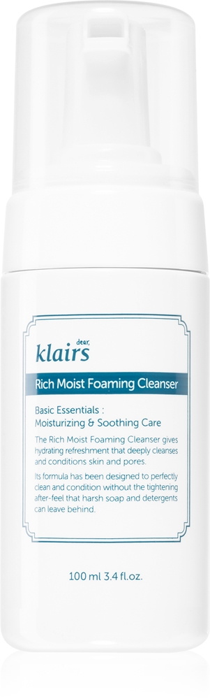 Klairs Rich Moist Foaming Cleanser Cleansing foam with moisturizing effect
