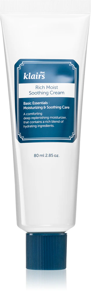 Klairs Rich Moist Soothing Cream Intensive moisturizing and emollient cream