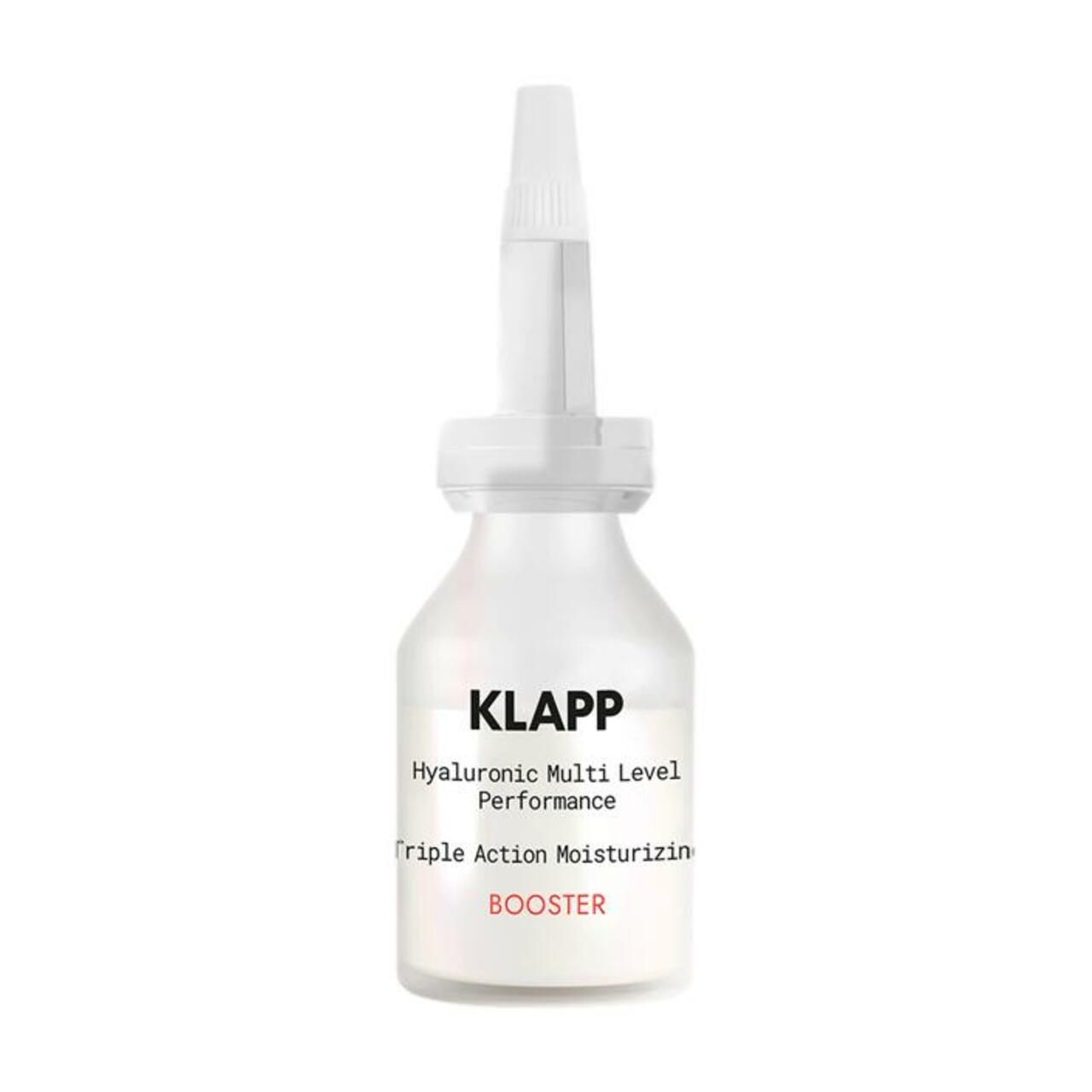 Klapp, Hyaluronic Multi Level Performance Triple Action Moisturizing Booster 15 ml