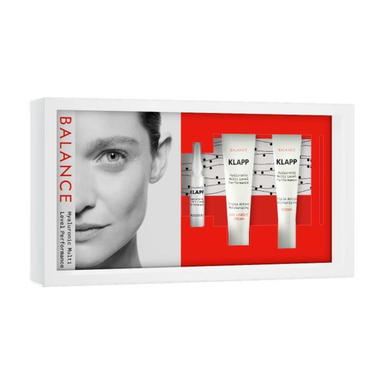 Klapp, Hyaluronic Multi Level Performance Triple Action Moisturizing Discovery Set 3 St