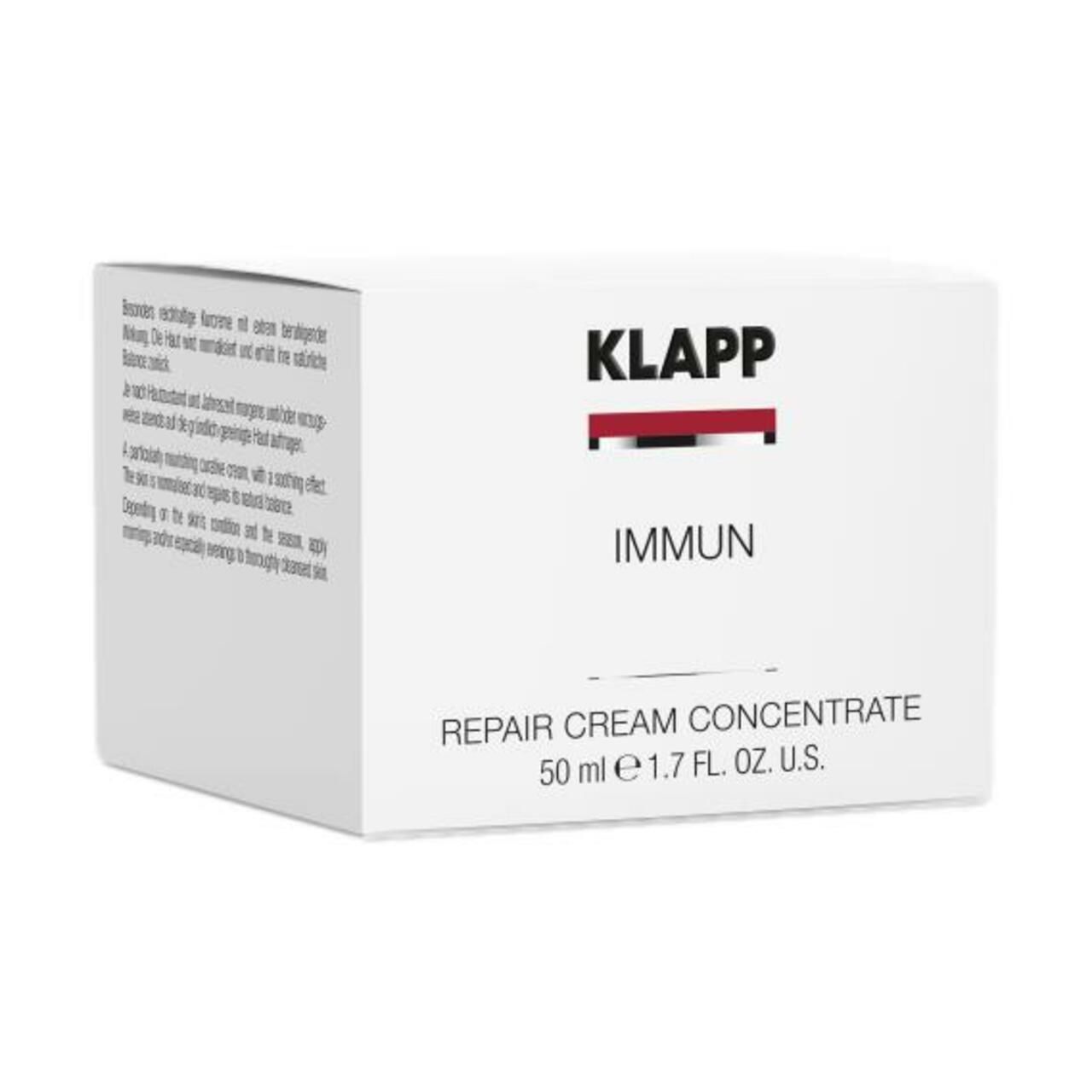 Klapp, Immun Repair Cream Concentrate 50 ml