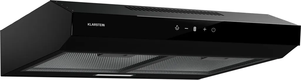 Klarstein 60cm Extractor Hood, Ducted Extractor Hood, Filtered Extractor Hood, Dishwasher Safe, LEDs & Touch Control Panel, Quiet Extractor Hood with 175 m³/h Airflow, Efficient Stainless Steel Extractor