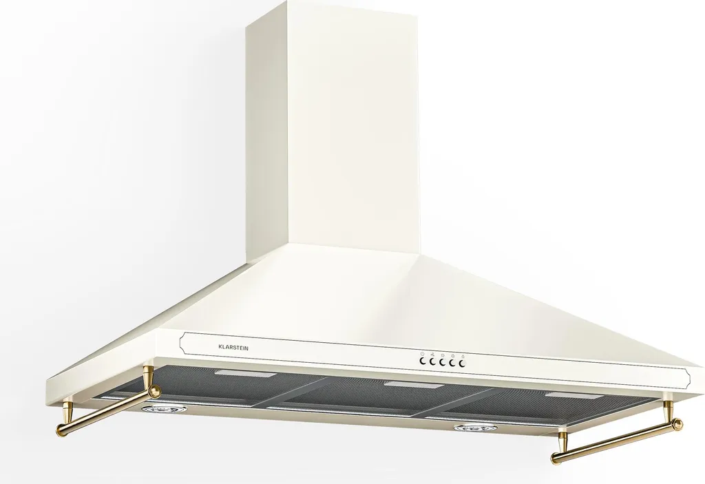 Klarstein kitchen extractor hood, recirculating/exhaust hood, 90 cm extractor hood, extractor hood with dishwasher-safe filter, quiet extractor hood, extractor hood with 645 m³/h airflow