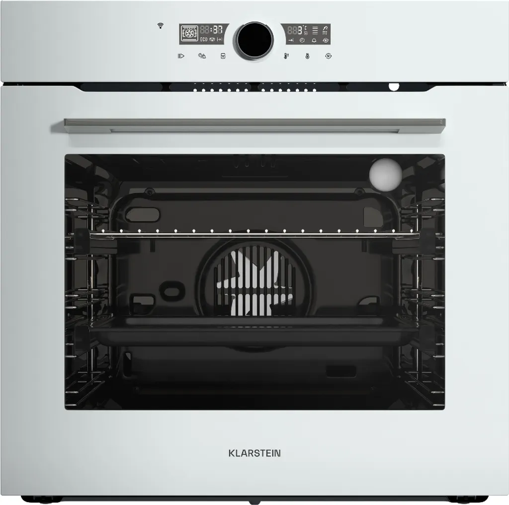 Klarstein Illuminosa Smart Built-in Oven - 73 L, 11 Functions, Wi-Fi Control, A, Triple-Glazed Door, Built-in Oven without Hob, App Control, 2800 W, Child Lock