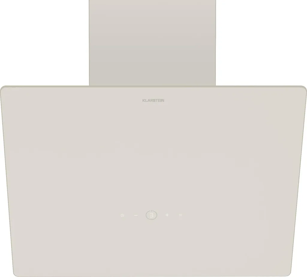 Klarstein MaxAir extractor hood - Compact & powerful, 183-336 m³/h airflow, A++, touch controls, LED lighting, extraction & recirculation, vintage cream