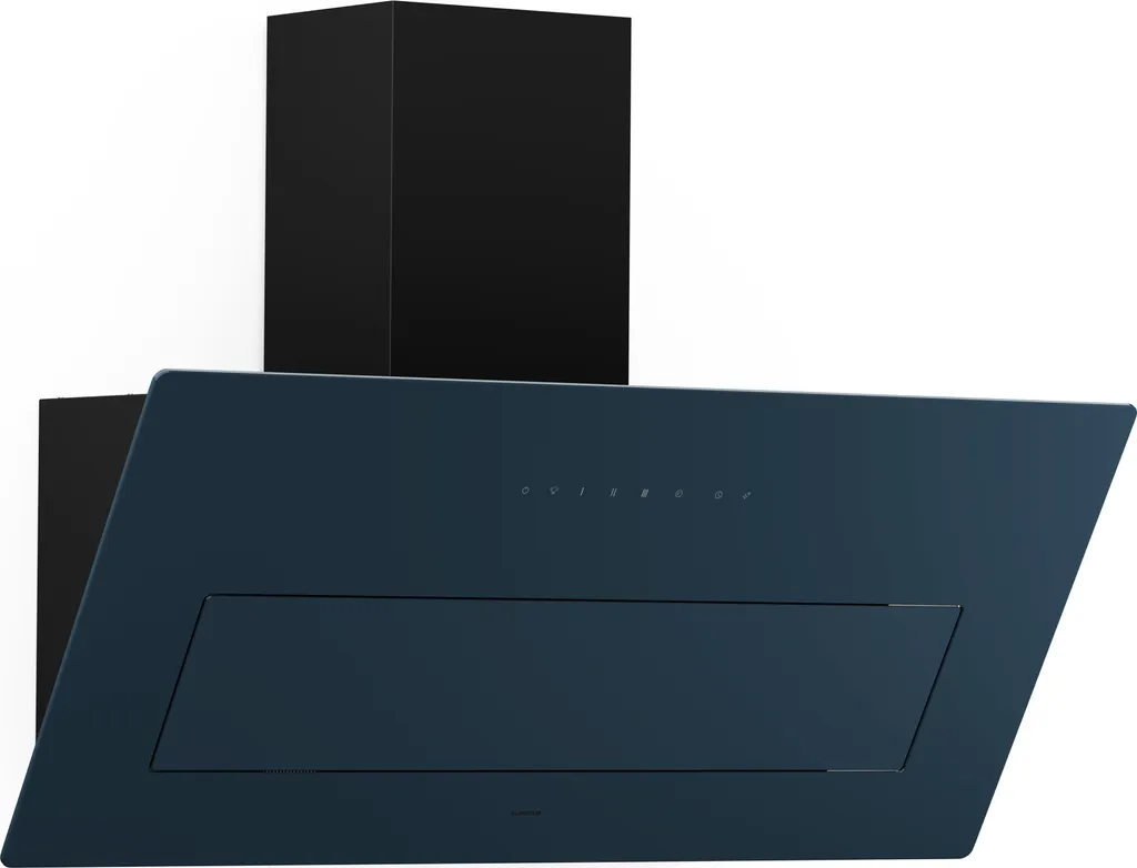 Klarstein SleekAir extractor hood - 90cm head-free hood, 718 m³/h, A++, touch control, 5W LED, dual ventilation, anthracite