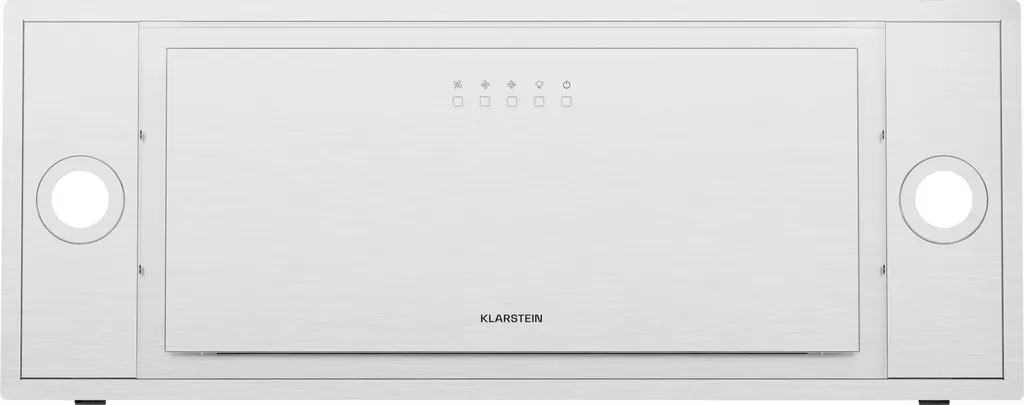 Klarstein TurboMax under-cabinet extractor hood, 75 cm, 400 m³/h airflow, LED lighting, 3 fan speeds, carbon filter, white