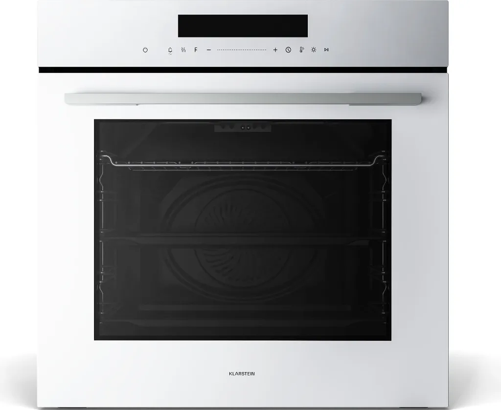 Klarstein Velaire Built-in Oven 60 cm - 74L, 13 Functions, Touch Control, Timer, Easy to Clean, White