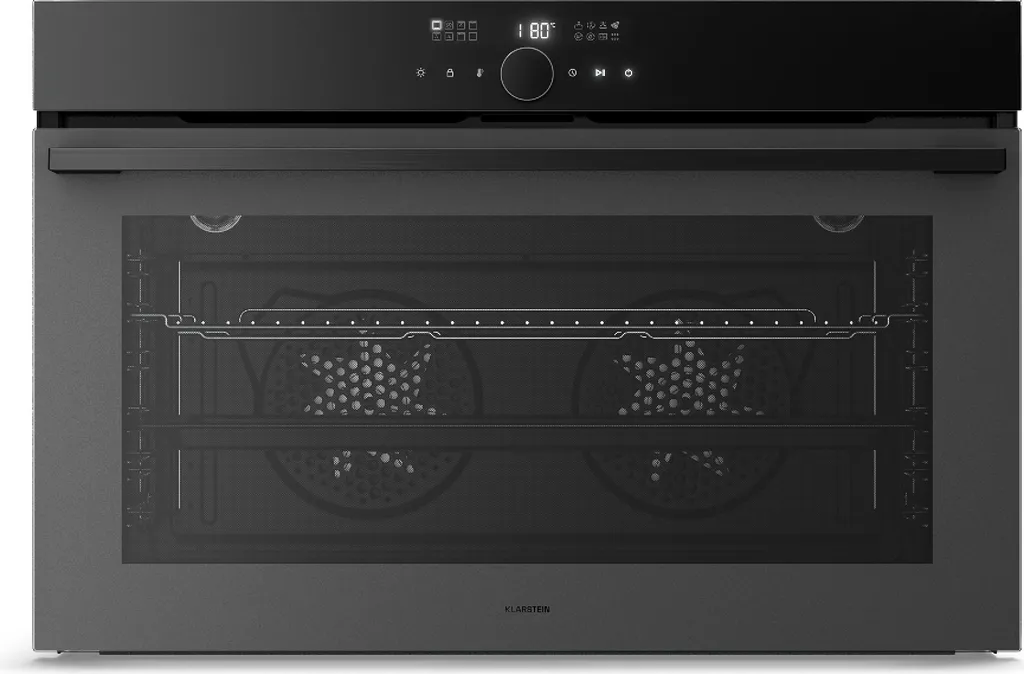 Klarstein Velaire built-in oven 90 cm - 127L, 16 operating modes, A, digital control, timer, child lock, built-in oven without hob, easy to clean