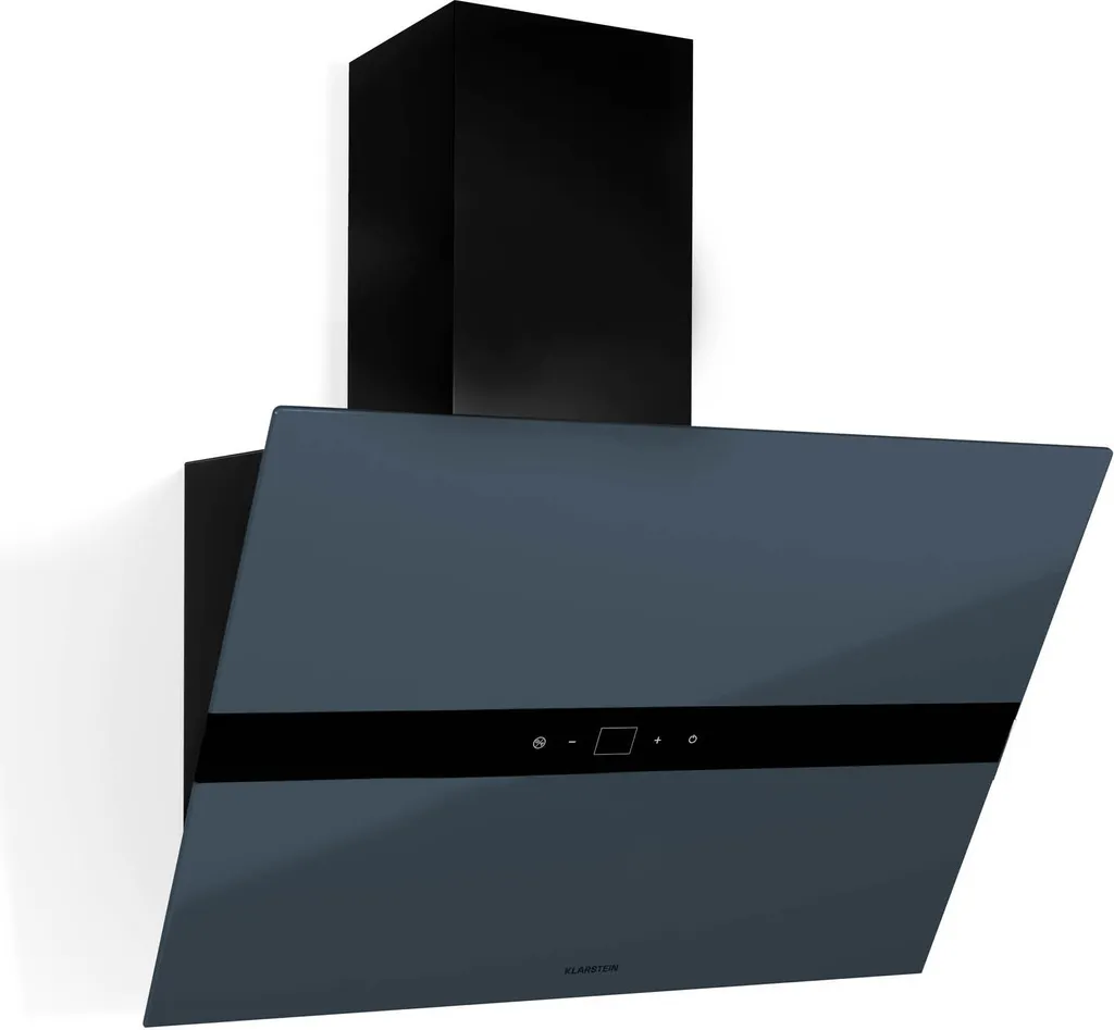 Klarstein WiFusion extractor hood - 60 cm extractor hood, Wi-Fi control, 680 m³/h airflow, A++, LED lighting, touch control panel, black, exhaust air & carbon filter