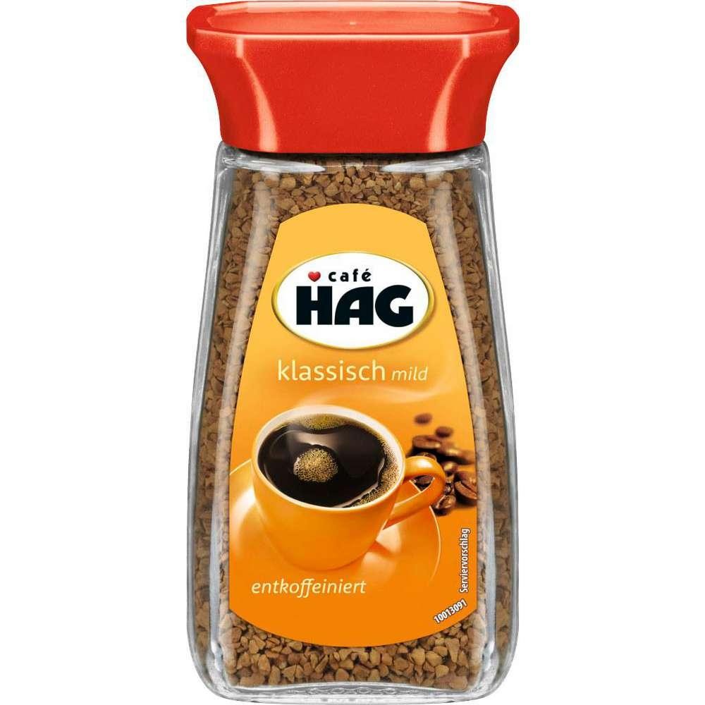 Hag Classic/mild instant coffee, decaffeinated