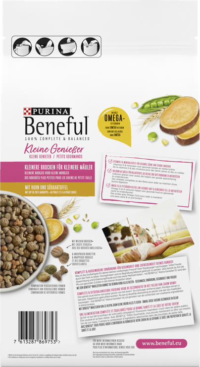 Beneful small gourmets with beef