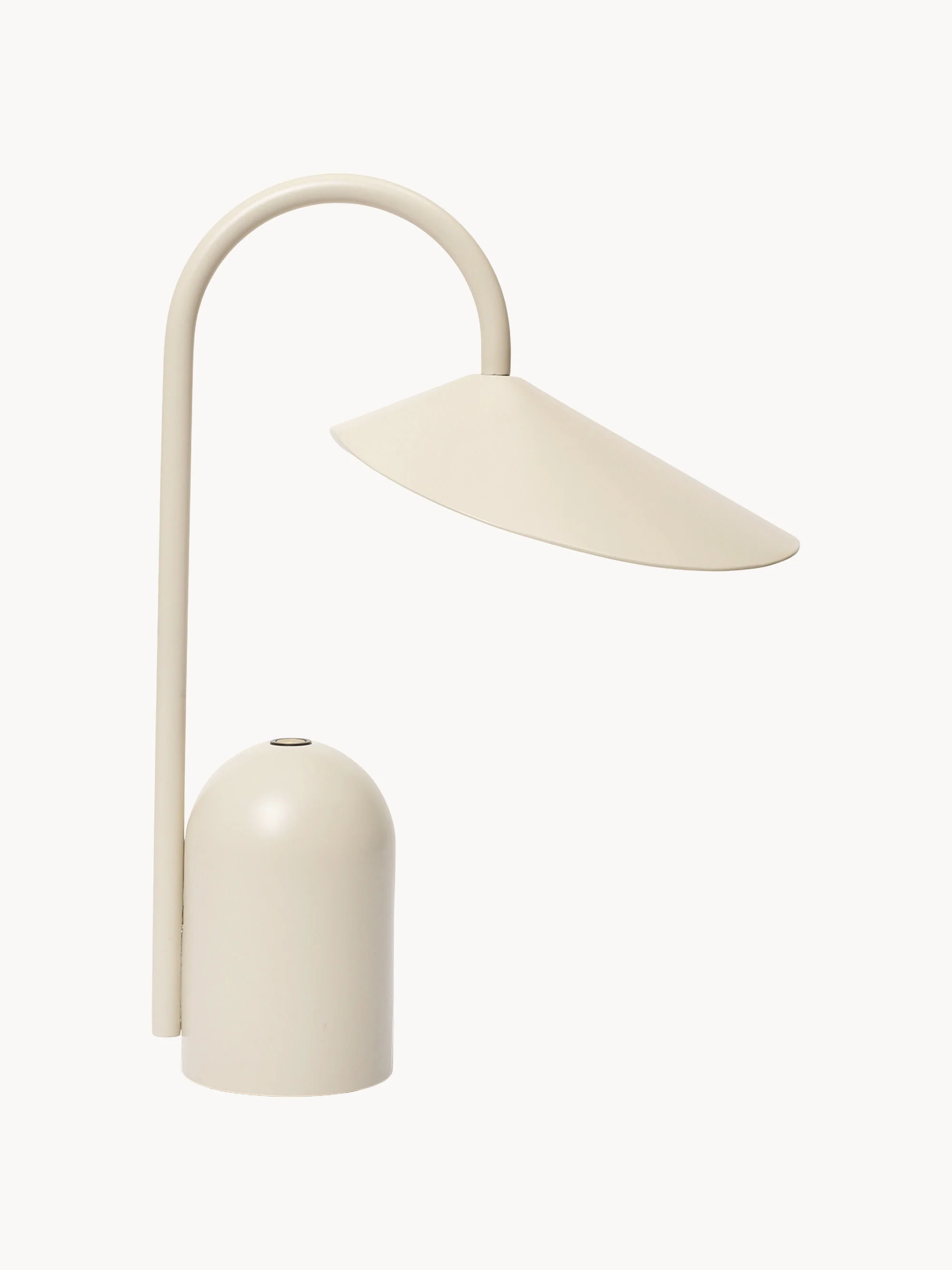 Ferm Living Arum small portable LED table lamp, dimmable, Off White
