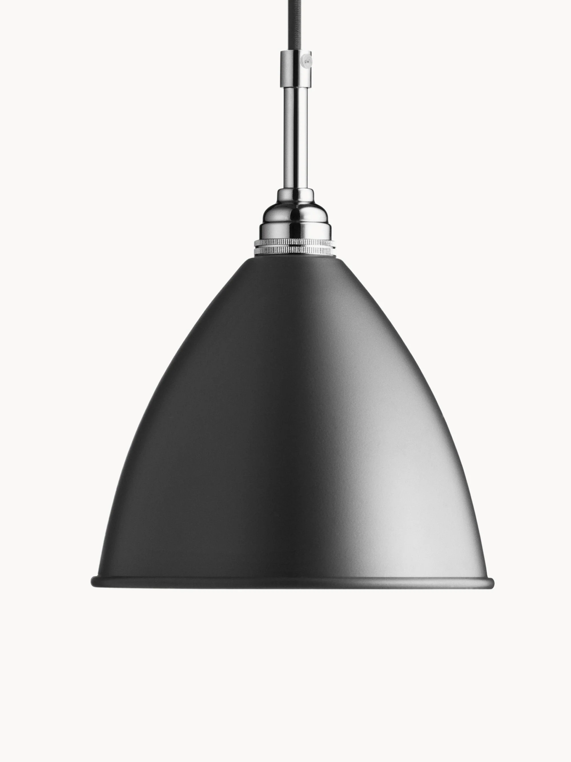 gubi Small pendant light BL9, Black, silver