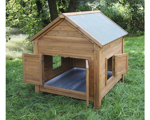 Hornbach Small animal hutch for chickens or rabbits 105 x 100 x 108 cm