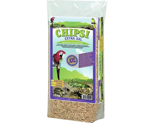 Small animal litter JRS Chipsi Extra XXL beech wood 15 kg