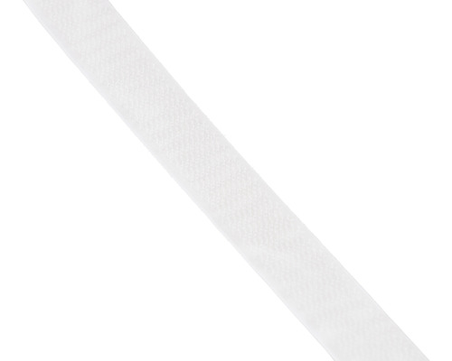 Velcro tape hook side Mamutec white, self-adhesive, sold by the meter