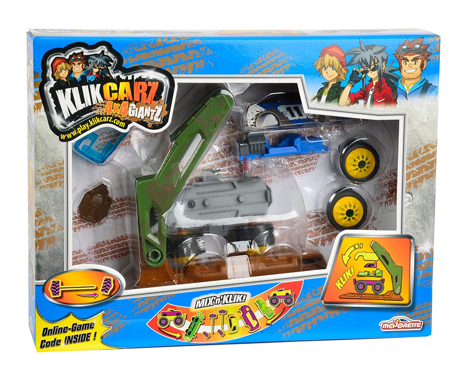 Majorette Klikcarz Giantz X Starter Pack Assort A