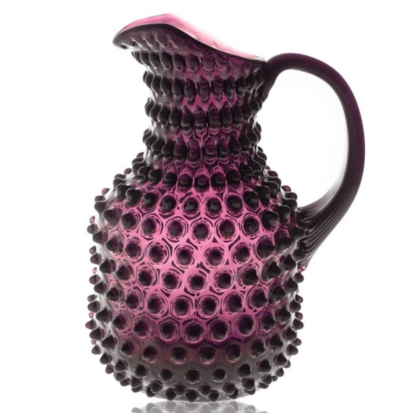 Klimchi Studio Carafe Hobnail Square Violet