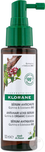 Klorane Anti-Hair Loss Serum With Quinine And Edelweiss Organic Pump Bottle 100ml