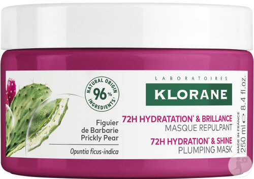 Klorane Plumping Mask 72h Moisture and Shine Prickly Pear 250ml