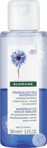 Klorane Eye Makeup Remover Waterproof With Cornflower Bottle 100ml