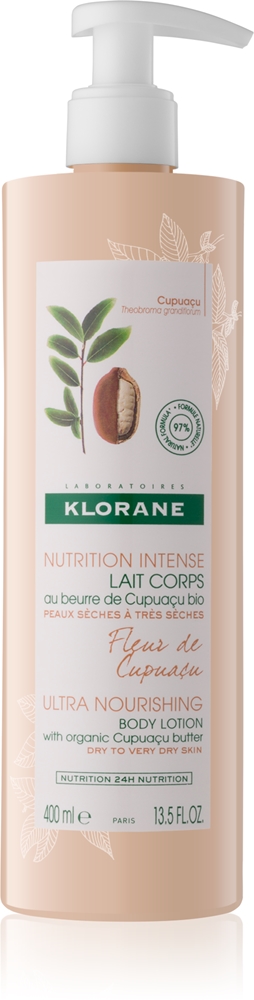 Klorane Organic Cupuaçu Butter intensive, nourishing body lotion