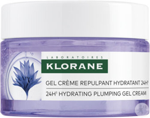 Klorane Bleuet Bio Moisturizing and Replenishing Gel-Cream Jar 50ml