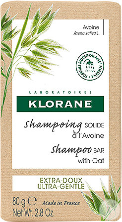 Klorane Solid Shampoo With Oats 80g
