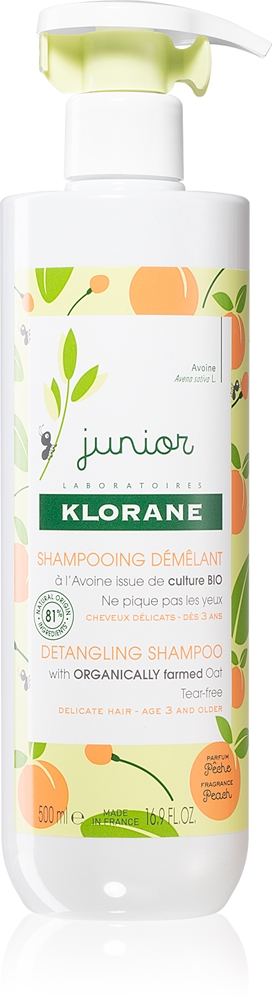 Klorane Junior baby shampoo for fine hair 500 ml