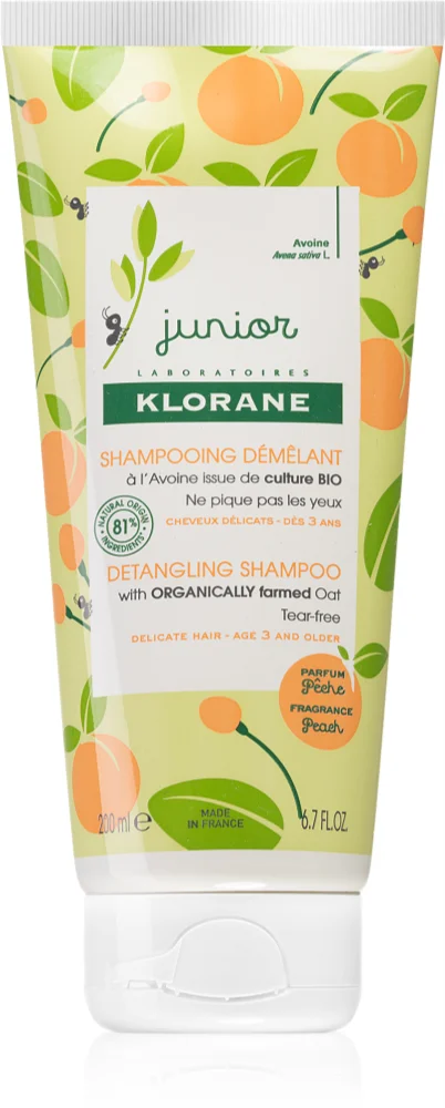 Klorane Junior baby shampoo for fine hair