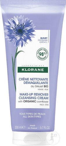 Klorane Cornflower Cleansing Cream Organic Tube 200ml